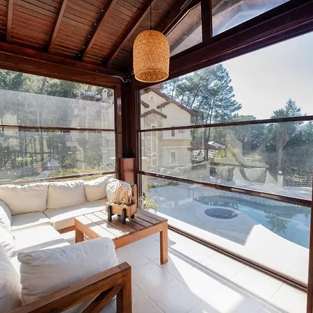 Great House With Shared Pool And Balcony In Gocek فيلة *